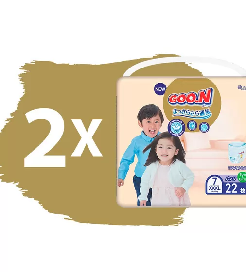 Трусики-подгузники GOO.N Premium Soft для детей (размер 7(3XL), 18-30 kg, 44 шт) - 863231-2_2.jpg - № 2