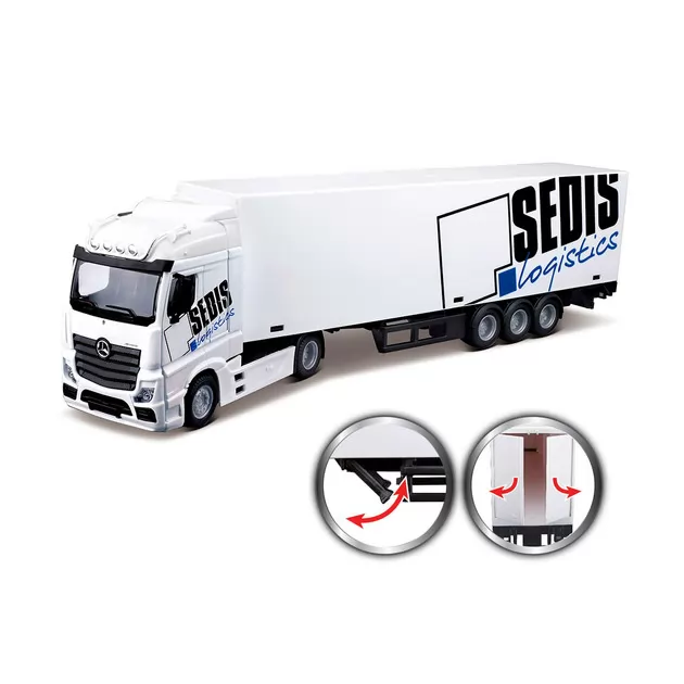 Игровой набор – Фура Mercedes-Benz Actros c погрузчиком