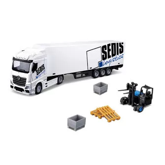 Игровой набор – Фура Mercedes-Benz Actros c погрузчиком