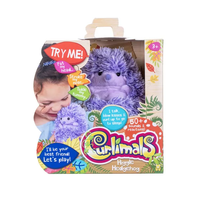 Интерактивная игрушка Curlimals – Ежик Хиггл