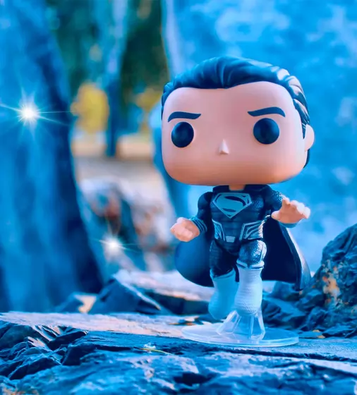 Игровая фигурка Funko POP! серии Лига Справедливости" – Супермен (черный костюм)" - 56801_5.jpg - № 5