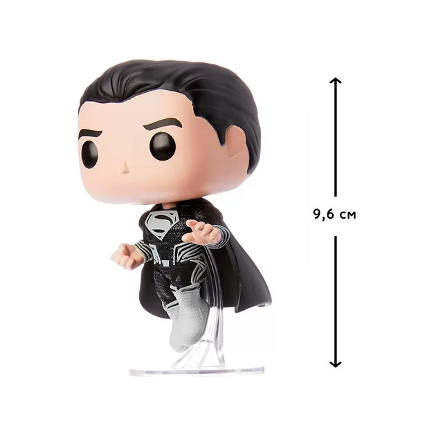 Игровая фигурка Funko POP! серии Лига Справедливости" – Супермен (черный костюм)"