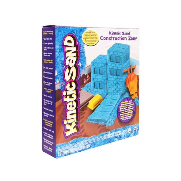Набор Песка Для Творчества - Kinetic Sand Construction Zone (Голубой)