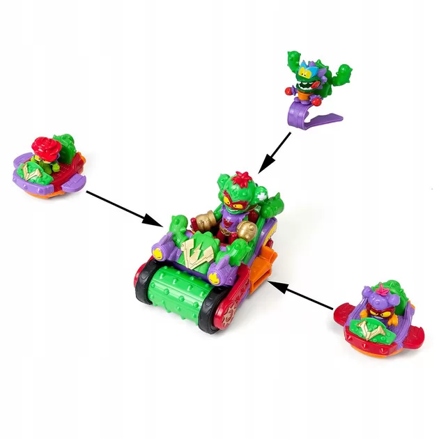 Игровой набор Superthings «Kazoom Kids» S1 – Спайк-роллер Кактус