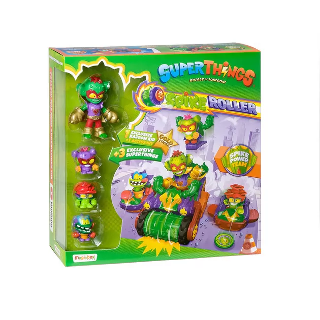 Игровой набор Superthings «Kazoom Kids» S1 – Спайк-роллер Кактус