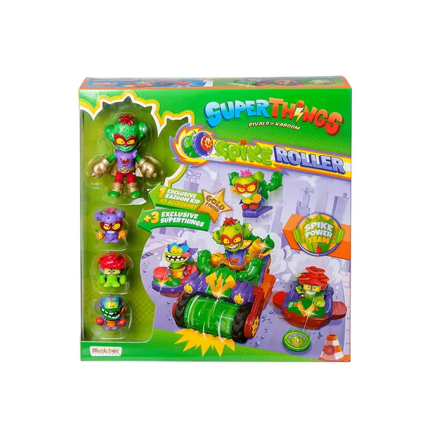 Игровой набор Superthings «Kazoom Kids» S1 – Спайк-роллер Кактус
