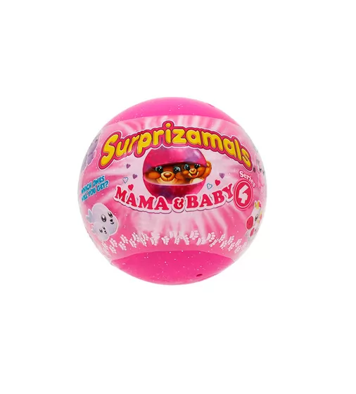 Набор мягких игрушек-сюрпризов в шаре Surprizamals S4 – Мама и малыш - SU03511-5016_1.jpg - № 1