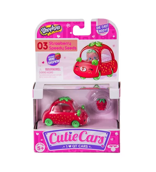 Мини-машинка SHOPKINS CUTIE CARS S1 - БЫСТРАЯ КЛУБНИКА - 56593_3.jpg - № 3