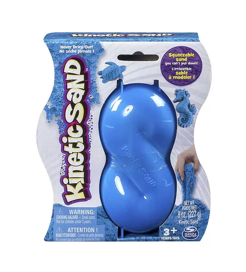 Песок Для Детского Творчества - Kinetic Sand Neon  (Голубой) - 71401B-1_1.jpg - № 1