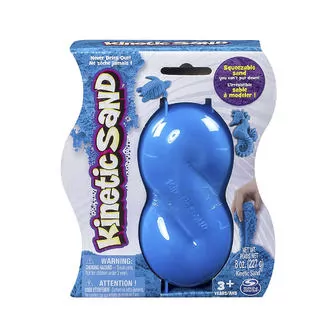 Песок Для Детского Творчества - Kinetic Sand Neon  (Голубой)