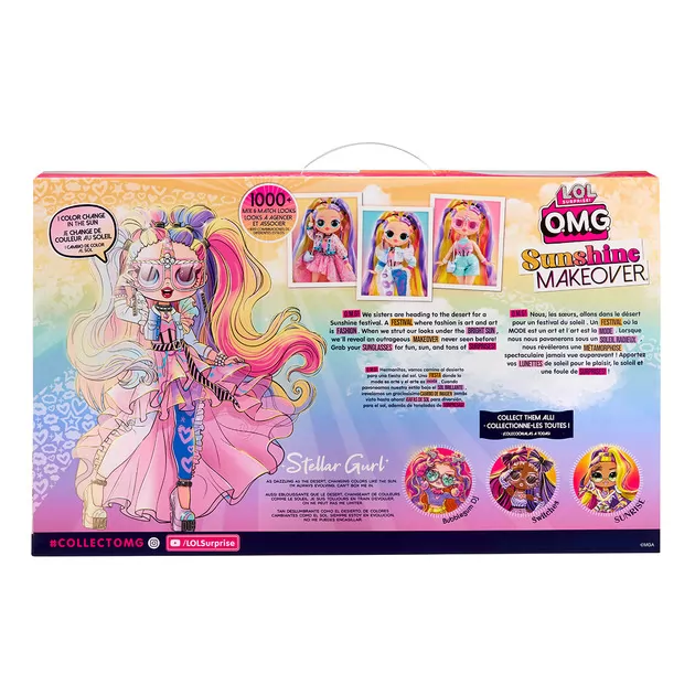 Игровой набор с куклой L.O.L. Surprise! серии O.M.G. Sunshine Makeover" – Большой сюрприз"