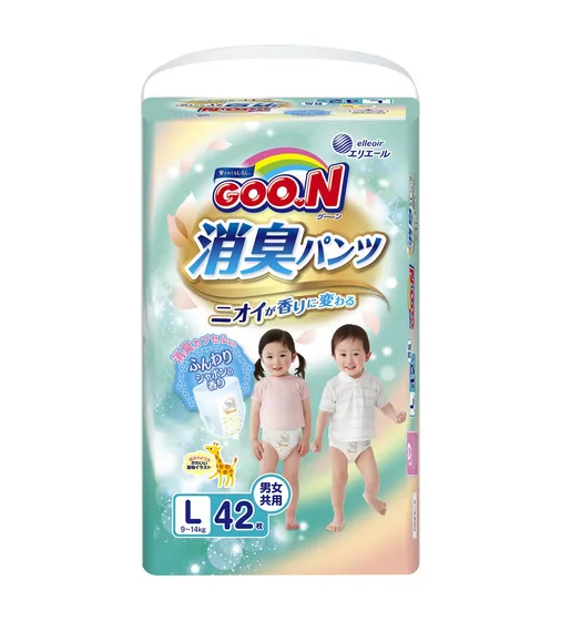 Трусики-подгузники GOO.N серии AROMAGIC DEO PANTS для детей (L, 9-14 кг) - 853111_1.jpg - № 1