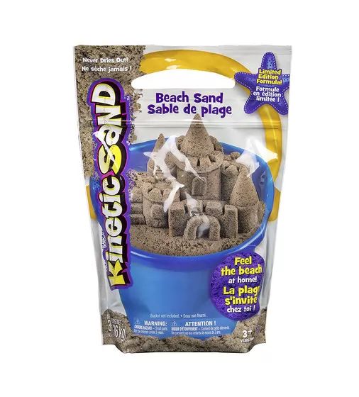 Песок Для Детского Творчества - Kinetic Sand Beach (Натуральный Цвет) - 71435_1.jpg - № 1