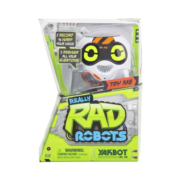 Интерактивная Игрушка-Робот Really R.A.D. Robots   - Yakbot (Белый)