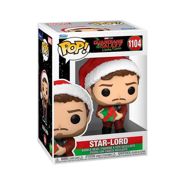 Игровая фигурка Funko Pop! серии Стражи галактики: Holiday Special" – Звездный лорд"