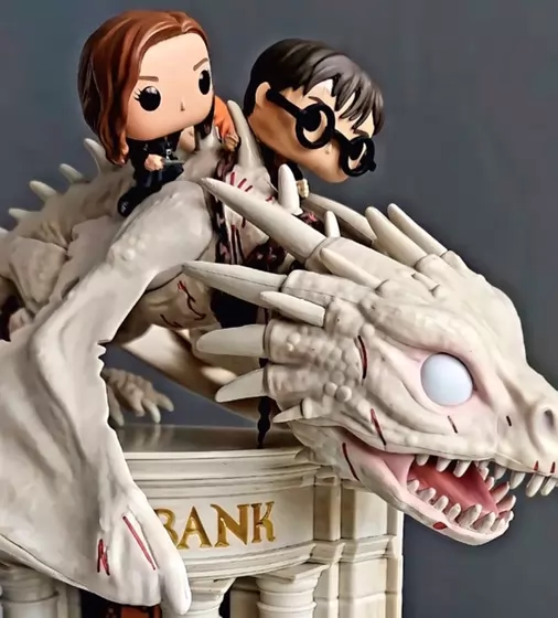 Игровая фигурка Funko Pop! cерии Гарри Поттер" – Дракон с Гарри, Роном и Гермионой" - 50815_5.jpg - № 5