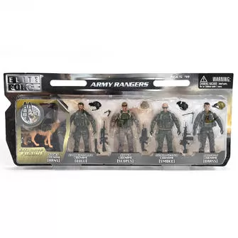 Игровой набор фигурок солдат ELITE FORCE — РЕЙНДЖЕРЫ (5 фигурок, аксесс.)