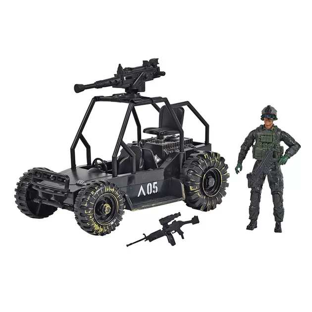 Игровой набор ELITE FORCE — ШТУРМОВАЯ МАШИНА «ДЕЛЬТА» (машина, фигурка, аксесс.)