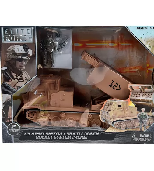Игровой набор ELITE FORCE — ПУСКОВАЯ РАКЕТНАЯ УСТАНОВКА M270A1 (ПРУ, фигурка) - 101839_1.jpg - № 1
