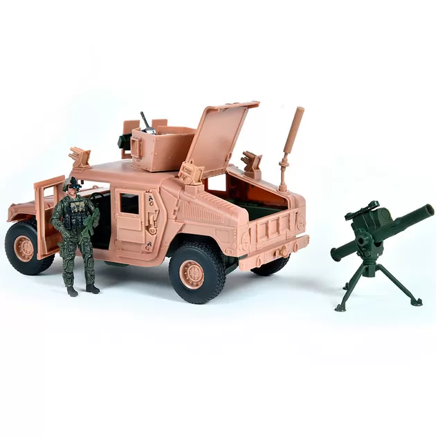 Игровой набор ELITE FORCE — БРОНЕАВТОМОБИЛЬ HUMVEE M1114 (машина, фигурка, аксесс.)