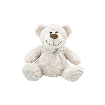 Мягк. игр. – Медведь (белый, с бантом, 27 cm)
