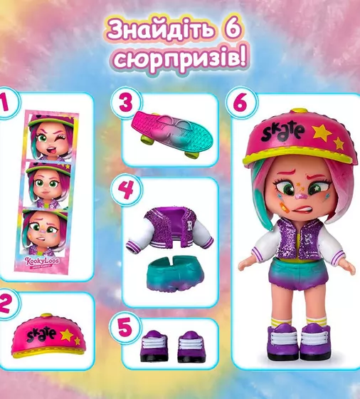 Кукла с аксессуарами Kookyloos S1 – СОЗДАВАЙ НАСТРОЕНИЕ - PKL1D212IN00_6.jpg - № 6