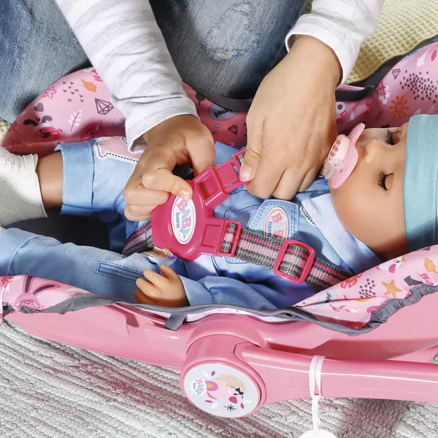 Кресло-люлька для куклы Baby Born 2 в 1 - Путешествуем вместе