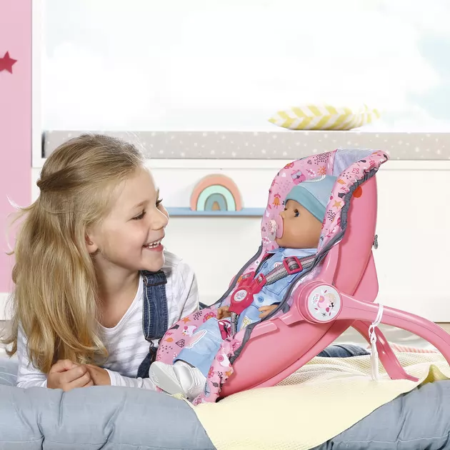 Кресло-люлька для куклы Baby Born 2 в 1 - Путешествуем вместе
