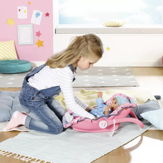 Кресло-люлька для куклы Baby Born 2 в 1 - Путешествуем вместе