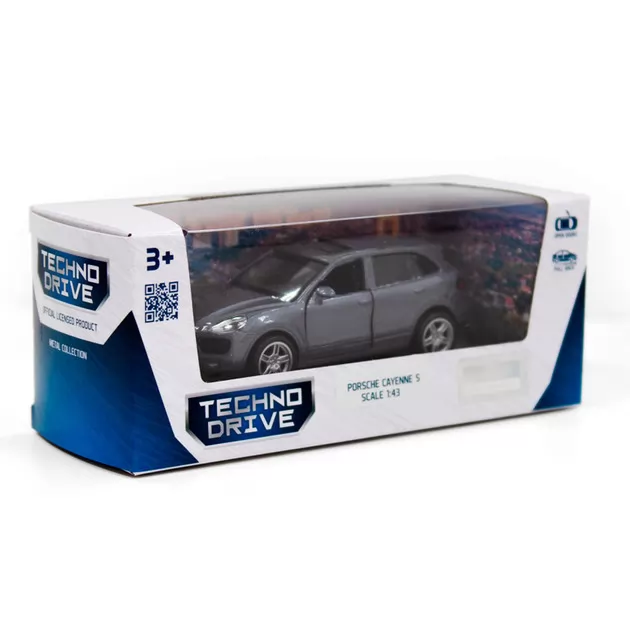 Автомодель - PORSCHE CAYENNE S (серебристый серый)