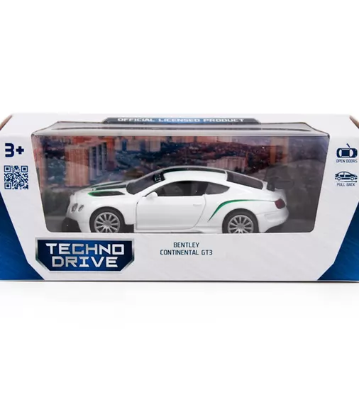 Автомодель - BENTLEY CONTINENTAL GT3 (белый) - 250258_11.jpg - № 11