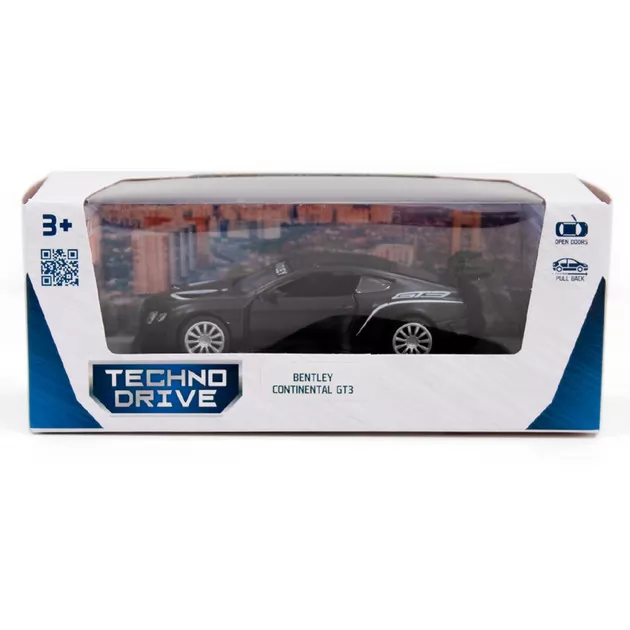 Автомодель - BENTLEY CONTINENTAL GT3 (матовый черный)