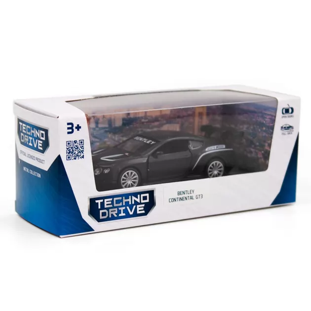 Автомодель - BENTLEY CONTINENTAL GT3 (матовый черный)