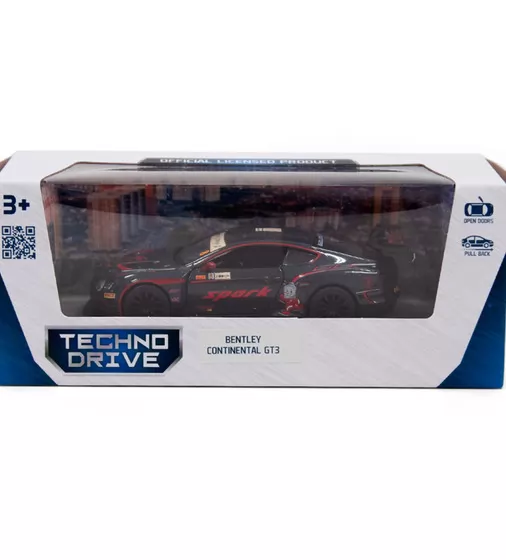 Автомодель - BENTLEY CONTINENTAL GT3 (черный) - 250260_11.jpg - № 11