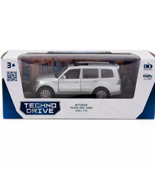 Автомодель - MITSUBISHI PAJERO 4WD TURBO (серебристый) - 250282_11.jpg - № 11