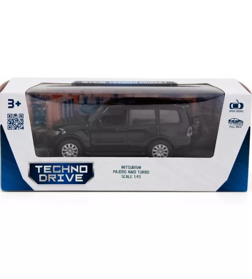 Автомодель - MITSUBISHI PAJERO 4WD TURBO (черный) - 250284_11.jpg - № 11