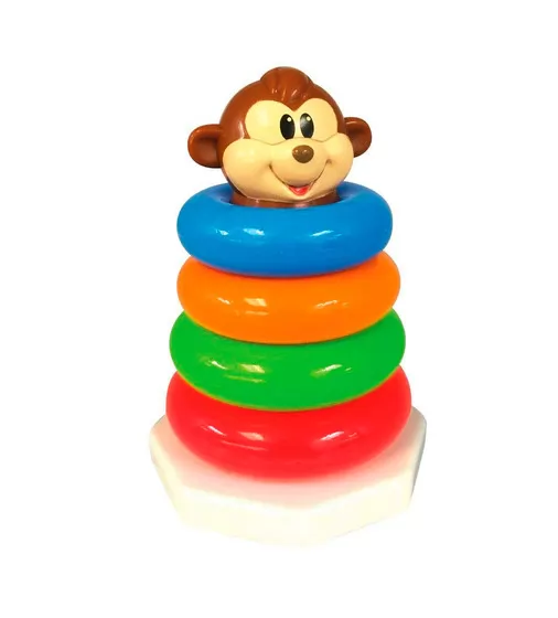 Развивающая игрушка – Пирамидка Обезьянка - 057620_1.jpg - № 1