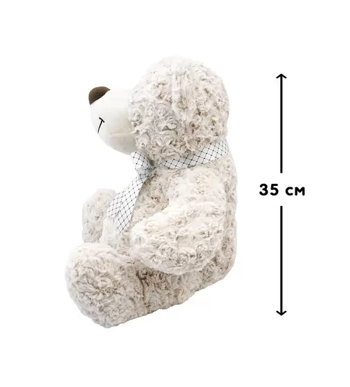 Мягк. игр. – Медведь (белый, с бантом, 35 cm) - 0135406001669367622.jpg - № 2