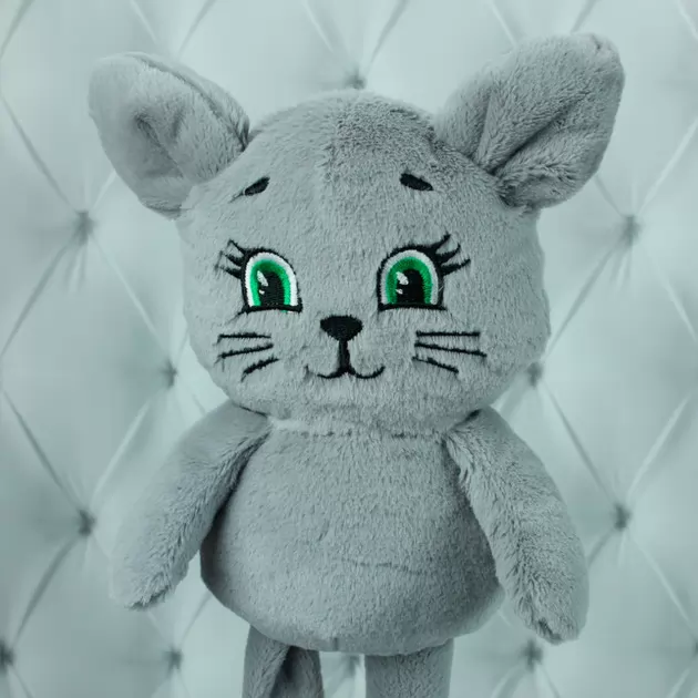 Мягкая игрушка – Котозая серый