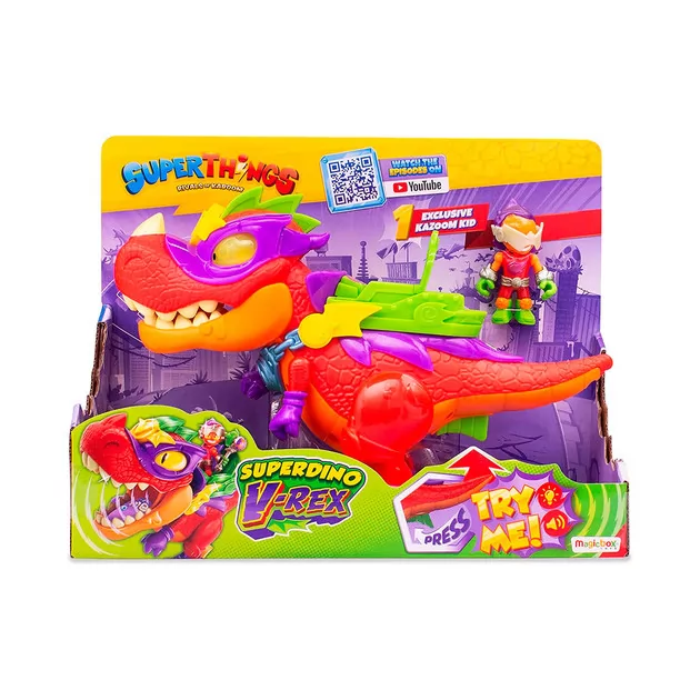 Игровой набор SUPERTHINGS «Rivals of Kaboom» – СУПЕРДИНО ВИ-РЕКС