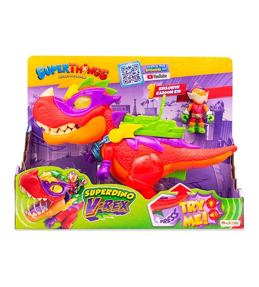 Игровой набор SUPERTHINGS «Rivals of Kaboom» – СУПЕРДИНО ВИ-РЕКС - PSTSP112IN110_1.jpg - № 1