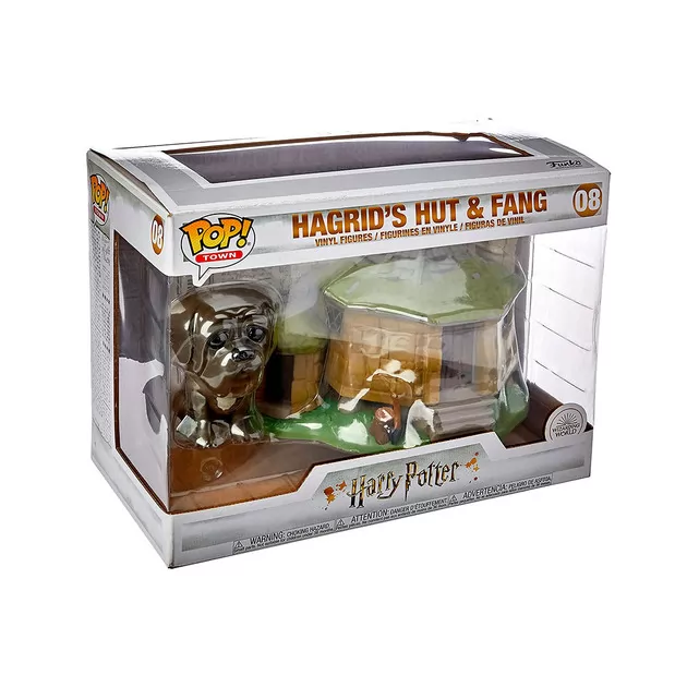 Набор игровых фигурок Funko Pop! Town серии Гарри Поттер" – Хижина Хагрида и пес Клык"
