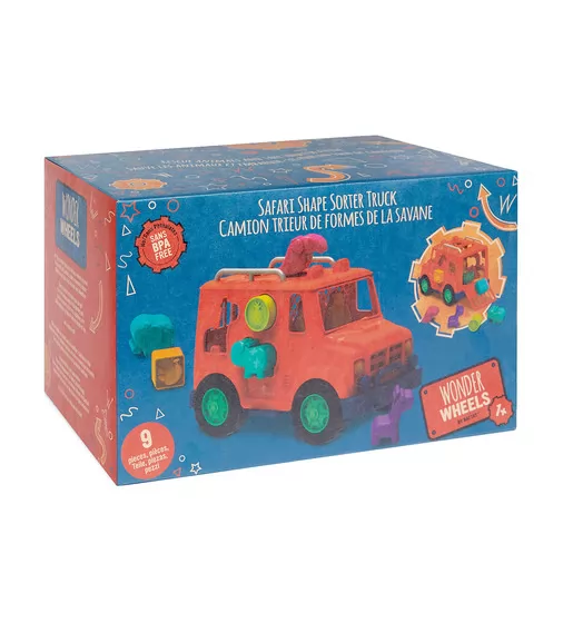 Игровой набор-сортер – Грузовик Сафари (закр. коробка) - VE1058Z_5.jpg - № 5
