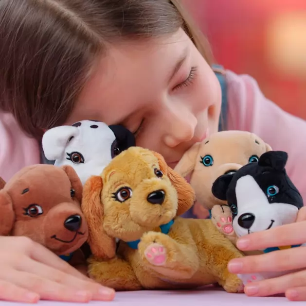 Мягкая коллекционная игрушка – Собачка мама с сюрпризом