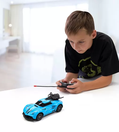 Автомобиль Spray Car на р/у – Sport (голубой, 1:24, свет, функция туман) - SL-354RHBL_10.jpg - № 10