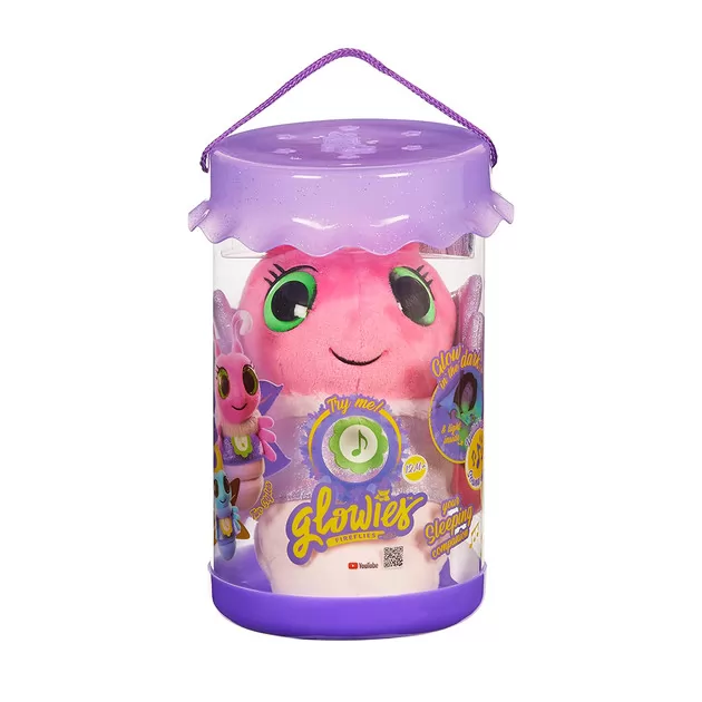 Интерактивная мягкая игрушка Glowies – Розовый светлячок