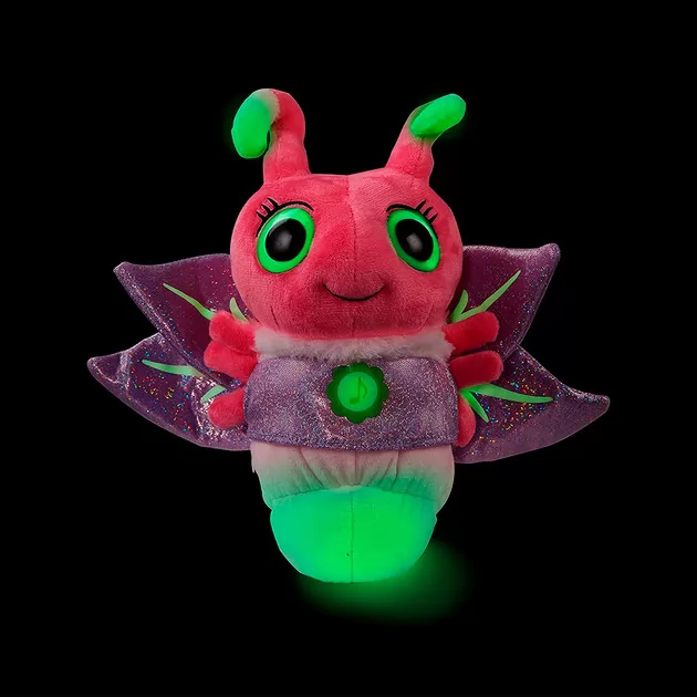 Интерактивная мягкая игрушка Glowies – Розовый светлячок