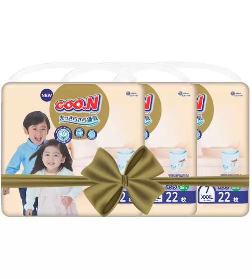 Трусики-подгузники GOO.N Premium Soft для детей (размер 7(3XL), 18-30 kg, 66 шт) - 863231-3_1.jpg - № 1