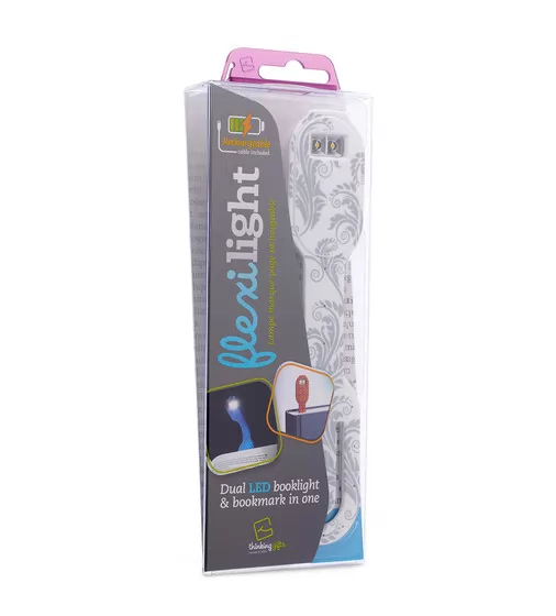 Закладка-фонарик Flexilight Rechargeable - Белые цветы - FLRWF_8.jpg - № 8