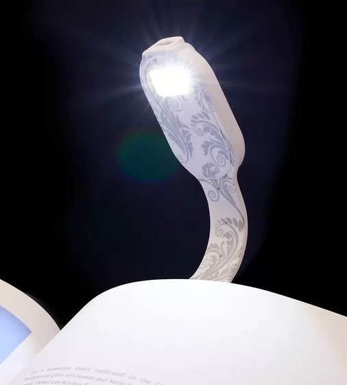 Закладка-фонарик Flexilight Rechargeable - Белые цветы - FLRWF_6.jpg - № 6
